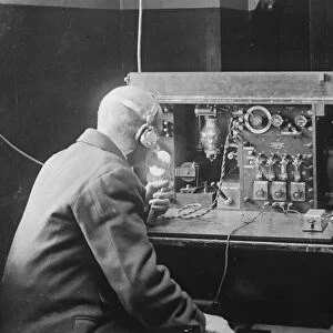 The Marconi wireless telephone set at the Mersey Docks and Harbour Board offices