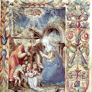 The Nativity. Book of Hours for Bona Sforza, Polish, 1527