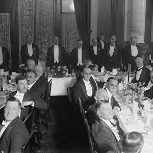 Rugby centenary dinner. A banquet at the Hotel Great Central, Marylebone, followed