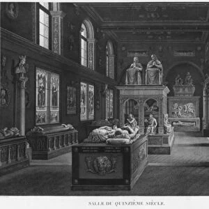 The 15th century room, Musee des Monuments Francais, Paris, illustration from Vues