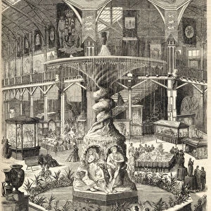 1866 Stockholm Expo - art and industrial art exhibition - Stockholmsutstallningen 1866