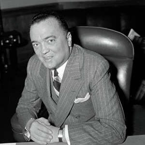 19400101 photo of J. Edgar. Hoover 1895-1972. Director of the FBI (Federal Bureau of Investigation), from 1924-1972