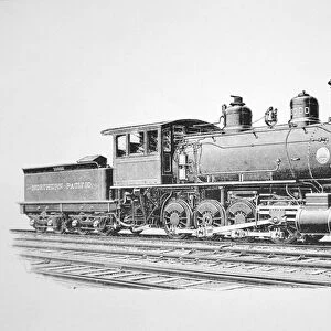 A 2-8-0 Consolidation type locomotive built by Baldwin in June 1889 for the Northern