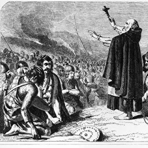 The Abbot of Inchaffray Blessing the Scottish Army Before the Battle of Bannockburn