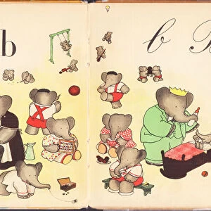 ABC OF BABAR B, 1939 (illustration)