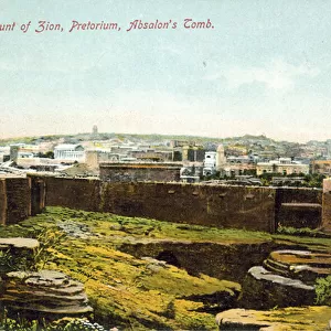 Absaloms Tomb, Praetorium, Mount Zion (colour photo)