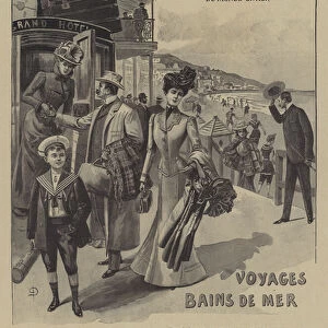 Advertisement for the Belle Jardiniere clothing store, Paris (litho)