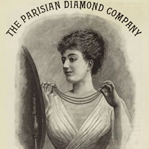 Advertisement, The Parisian Diamond Company (engraving)