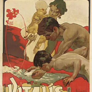 Advertising poster for the mineral water Vitalis, 1895 (colour lithograph)