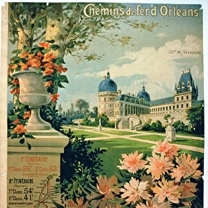 Advertisement for Touraine Et Berry, by Orleans Railway (colour litho)