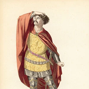 Adelaide Du Guesclin, Vendome (coloured engraving)