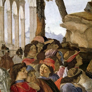 The adoration of the magi, detail, 1475 (tempera on wood)