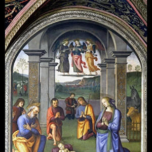 The Adoration of the Shepherds, from the Sala dell Udienza, 1496-1500 (fresco)