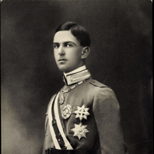 Ak S. A. R. Umberto di Savoia, Principe di Piemonte (b / w photo)