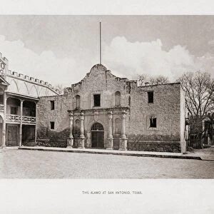 The Alamo, San Antonio, Texas, USA in the 1890a s
