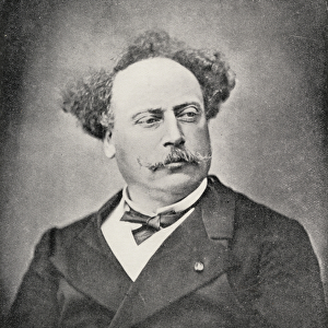 Alexandre Dumas Fils (1824-95) (b / w photo)