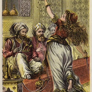 Ali Baba And The Forty Thieves (colour litho)