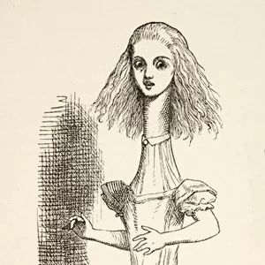 Alice grows Taller, from Alices Adventures in Wonderland