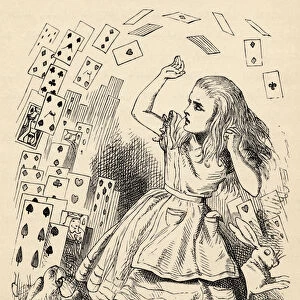 Alice and the Pack of Cards, from Alices Adventures in Wonderland by Lewis Carroll