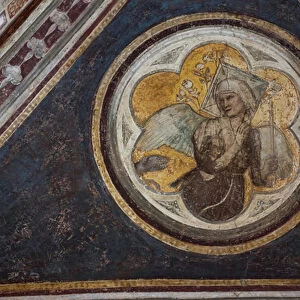 Allegory of Chastity, the Bardi Chapel, vault, 1320-25