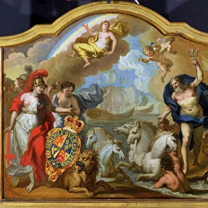 Allegory of the Power of Great Britain by Sea, design for a decorative panel for