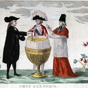 Allegory of Privileges: "L egg a la coque"in which justice