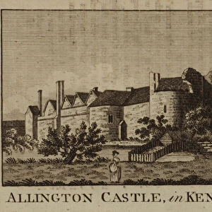 Allington Castle, in Kent (engraving)
