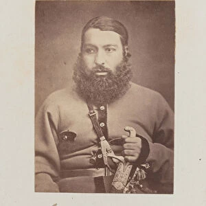 Amir Abdur Rahman, 1880 (b / w photo)