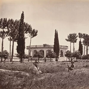 The Amirs garden, Jalalabad, from entrance, 1878 (photo)