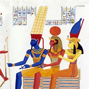 Amon - re, Ptah, Mut - in "Monuments of Egypt and Upper Nubia"