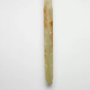 Ancestor tablet, c. 1400-c. 1300 BC (jade, nephrite)