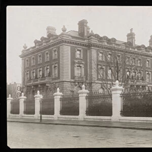 The Andrew Carnegie mansion from 5th Avenue at 91st Street, New York, c