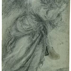 Angel of the Annunciation (chalk on paper)