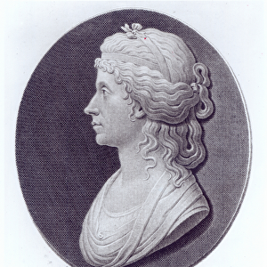 Angelica Kauffman, engraved by J. F Bause (engraving)