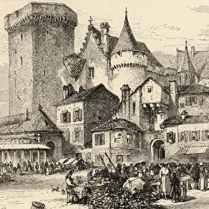 Angouleme, France, illustration from Spanish Pictures by the Rev. Samuel Manning