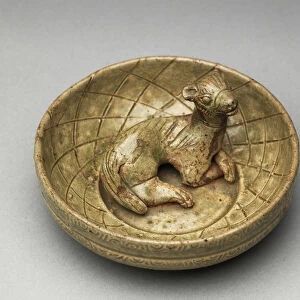 Animal in pen, Western Jin, 265-316 (greenware)