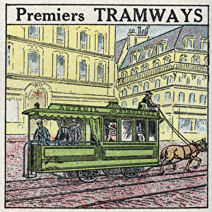 Animal traction: first horse tramways known as "l Americain"