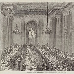 Anniversary Dinner of the Royal Masonic Institution for Boys (engraving)