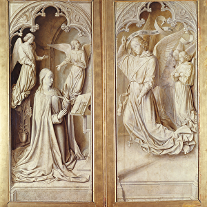 The Annunciation, from the Bourbon Altarpiece, c. 1498 (oil on panel)