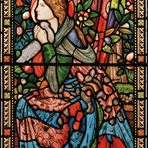 The Annunciation, c. 1860 (stained glass)