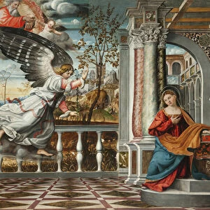 The Annunciation par Francesco da Milano (active 1502-1548)
