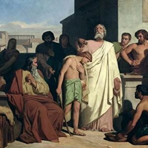 Anointing of David by Samuel, 1842 (oil on canvas)