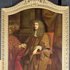 Anthony Ashley Cooper. 1st Earl of Shaftesbury in Lord Chancellors robes, c