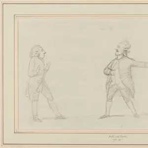 An Antiquarian, c. 1790 (pencil on paper)