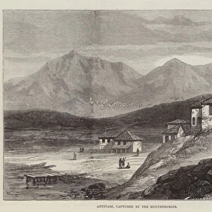 Antivari, captured by the Montenegrins (engraving)