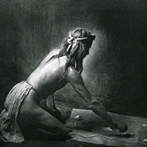 Apache Medicine Man, 1907 (b/w photo)