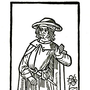 Apocryphal portrait of the poet Francois Villon in "The Grand Testament"
