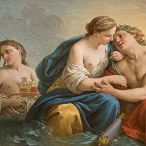 Apollon dans le sein de Thetis, 1772 (oil oncanvas)