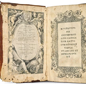De architectura libri decem by Marcus Vitruvius Pollio, edited by Fra Giovanni Giocondo
