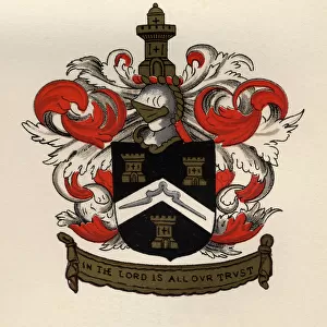 Arms of the Free Masons of the Gateshead Chapter, 1671, from